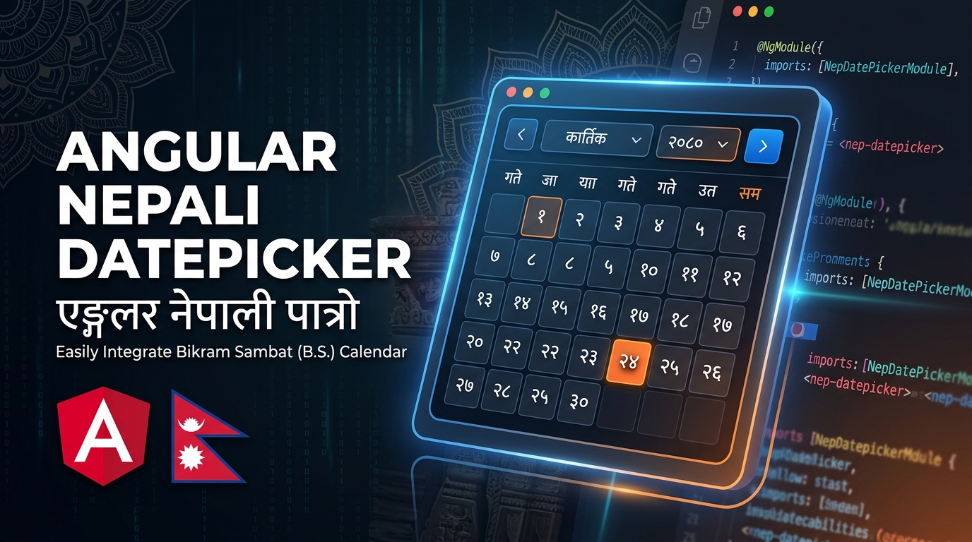 Angular Nepali Datepicker