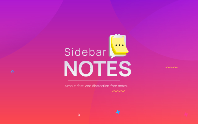 Sidebar Notes Chrome extension